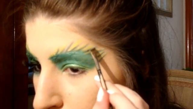 Poison Ivy Costume Make Up Tutorial for Halloween! | MissJessicaHarlow смотреть онлайн