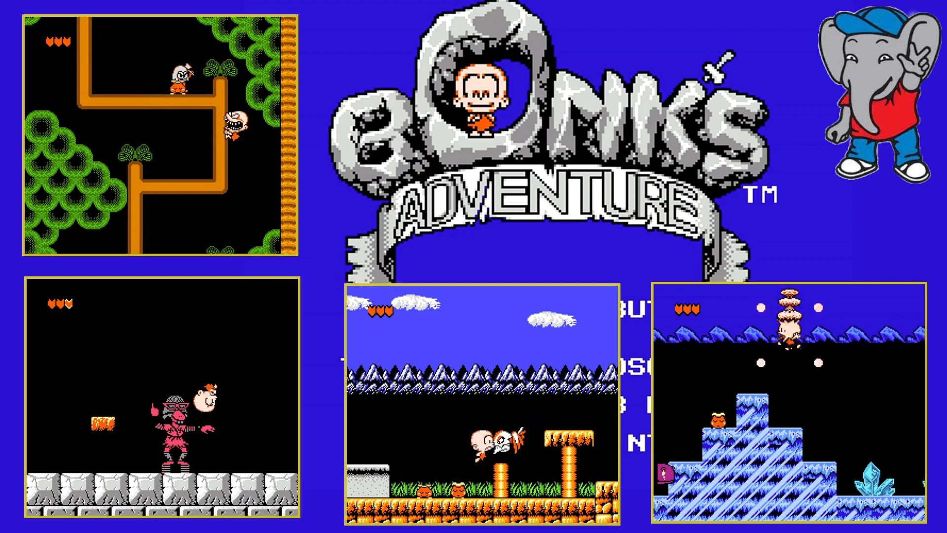 Играем в Bonk Adventure (DENDY)