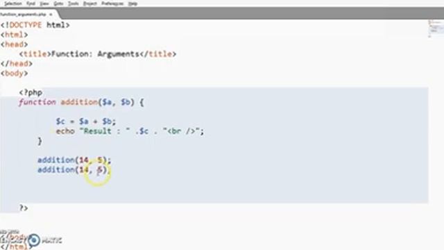PHP For Beginners - Functions with Arguments смотреть онлайн