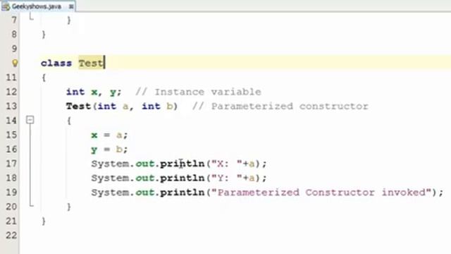 93. Parameterized Constructor in Java Programming (Hindi) смотреть онлайн