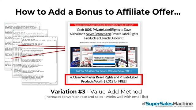 1 Simple Way to Sell ANY Affiliate Product Better with Your Own Bonuses смотреть онлайн