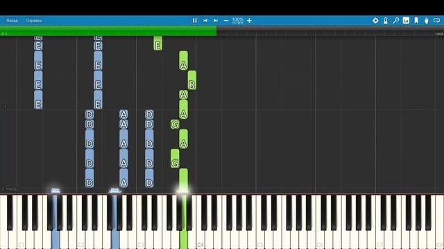 Green Day - Boulevard Of Broken Dreams - Piano смотреть онлайн