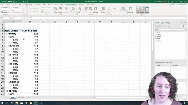 Excel - Pivot tables смотреть онлайн