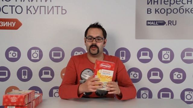 Semper молочная рисовая с фруктами от 6 мес