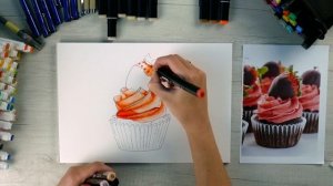 Урок по рисованию. Рисование для начинающих. Скетчинг маркерами.