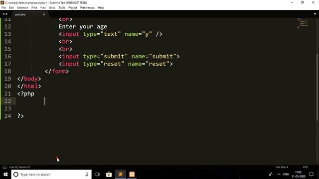 use of POST in php смотреть онлайн