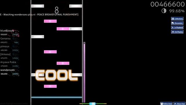 [o!m 4K] PEACE BREAKER [FINAL PUNISHMENT] 99.27% #1 смотреть онлайн