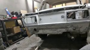 Ремонт заднего фартука жигулей, восстановление ваз 2105.