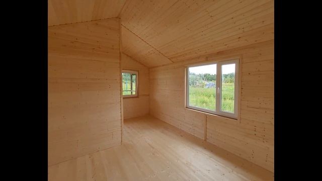 ✔ Проект по желанию заказчика. На видео 10,50×4,00 . Цвет фасада Светлое дерево. смотреть онлайн