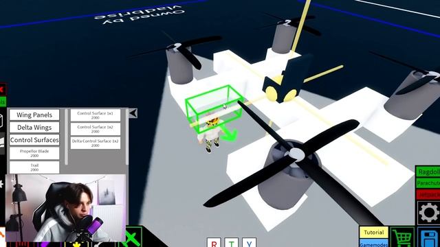 Построил свой первый самолет в Роблокс смотреть онлайн
