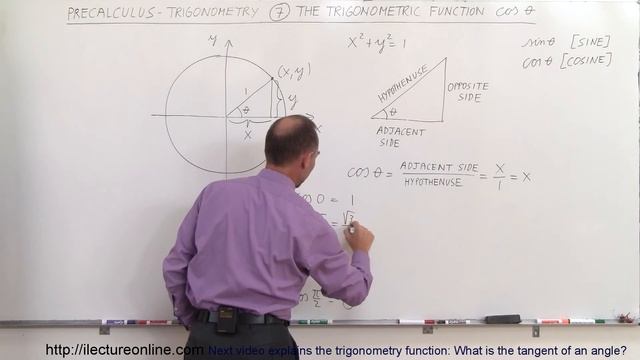 TRIGONOMETRY 1 (PRECALCULUS) (7 of 54) The Trigonometry Function: Cosine Explained смотреть онлайн