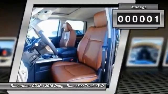 2016 Dodge Ram 3500 Richardson TX GG216385 смотреть онлайн