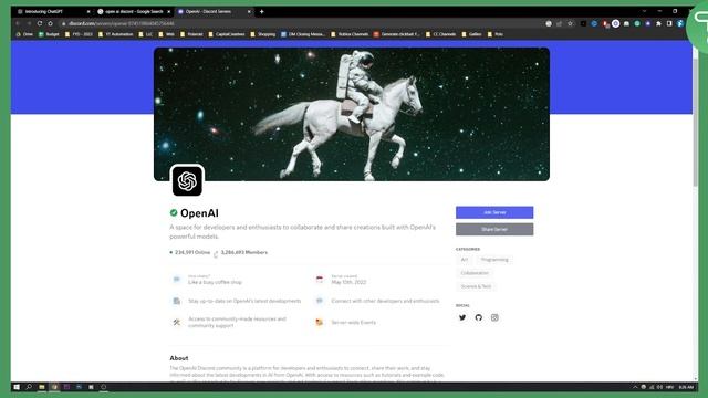 How to Join OpenAI Discord (Open AI ChatGPT Discord) смотреть онлайн