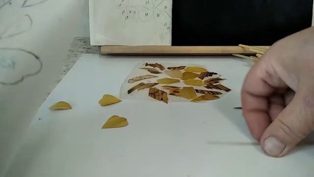 Картина из соломки - Урок №10 (часть 5) смотреть онлайн