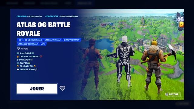 Comment Jouer sur l'Ancienne Map Fortnite (ATLAS CREATIVE ) ! смотреть онлайн