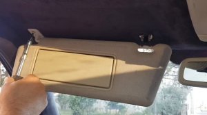 Как Разобрать Солнцезащитный Козырек .