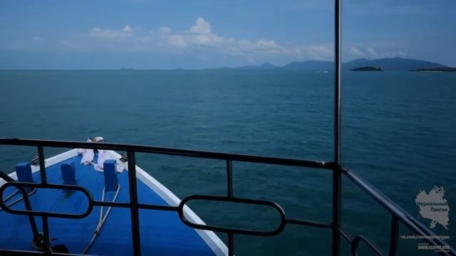 C Самуи на Панган через пирс Биг Будда. The ferry from Samui to Phangan by Big Buddha pier. смотреть онлайн