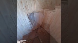 Отделка вагонкой мансарды,двери из вагонки своими руками!