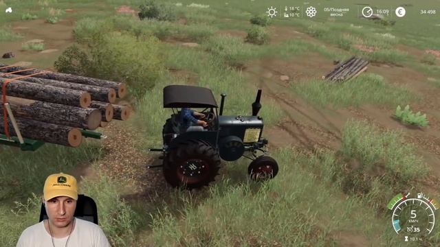 Купил Oliver Super 88 с погрузчиком, для леса // Дикие земли # 9 // Farming simulator 19 смотреть онлайн