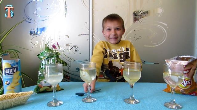 Чипсы ЧЕЛЛЕНДЖ! Из чего сделаны чипсы? Проведем эксперимент! Опыты для детей. смотреть онлайн