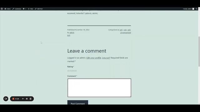Comments Form Star Rating Plugin for WordPress смотреть онлайн