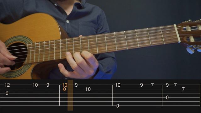 Zelda's Lullaby - The Legend of Zelda (Simple Guitar Tab) смотреть онлайн