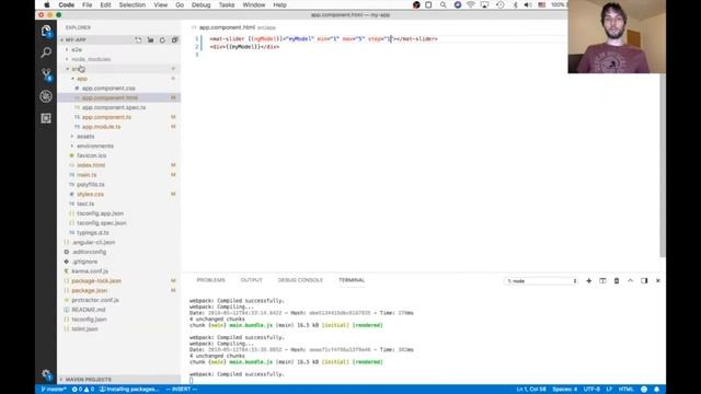 Angular Material Slider смотреть онлайн