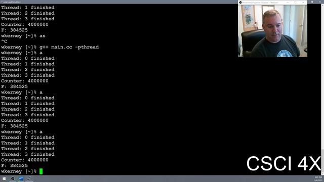 Threads II: Atomics, Mutexes, Thread-Specific Variables смотреть онлайн