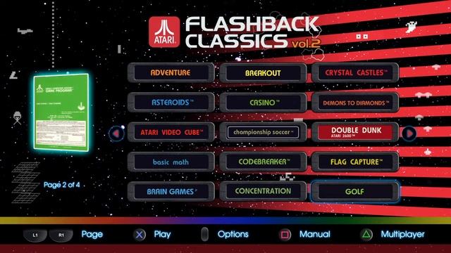 Atari Flashback Classics vol.2 - Start PS4 смотреть онлайн