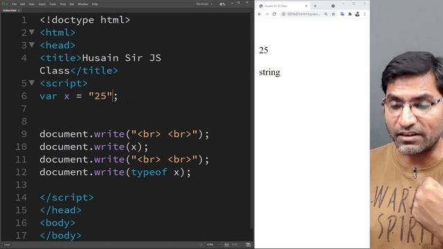 Data Types in JavaScript Tutorial in Hindi / Urdu - Class - 07 смотреть онлайн