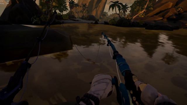 Sea of Thieves / Сrewmate found an ancient skeleton while we were fishing on shores of gold смотреть онлайн