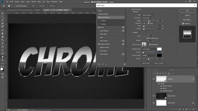 SHINY METALLIC CHROME TEXT EFFECT | PHOTOSHOP EFFECT | PHOTOSHOP TUTORIAL смотреть онлайн