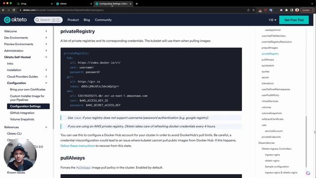 Using Private Images From JFrog Artifactory With Okteto смотреть онлайн