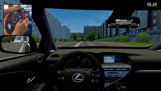 City Car Driving - Lexus RX350 2014 [Steering wheel gameplay] смотреть онлайн