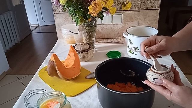 Пшенная каша с тыквой.