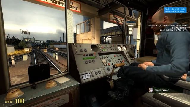 G.Mod - Metrostroi: Принимаем практику: "Машинист от бога!":)Удочку внутрь состава! А вам, слабо?!: смотреть онлайн
