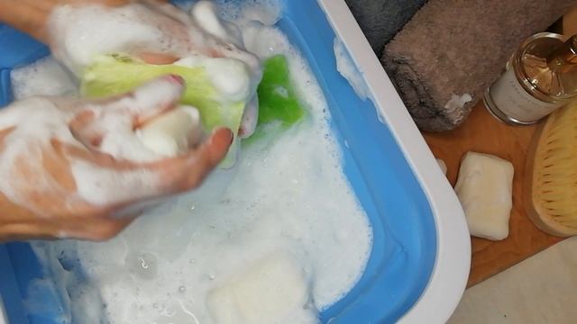 ASRM ? мыло ?губки ?пар от горячей воды