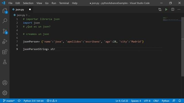 ?JSON en Python. ¿Como tratar un json en Python? смотреть онлайн