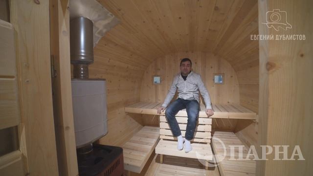 Обзор квадро-бани: 2 секции, боковой вход, боковая печь смотреть онлайн