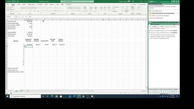 Excel Expert Lesson 5 3 Using Financial Functions смотреть онлайн