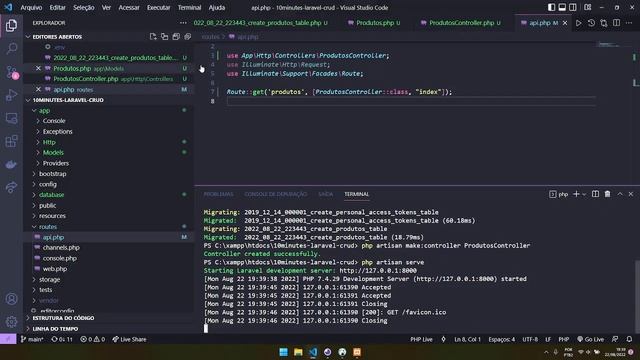 API Rest com Laravel em 10 minutos - Como criar смотреть онлайн