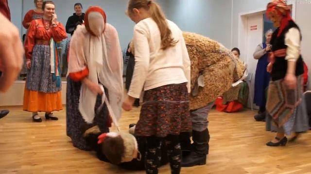 Крещенская вечерка. Ряженные.Фольклор. 19.1.2019. Спб. библиотека имени Д.Гранина смотреть онлайн