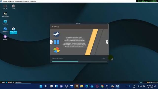 Instalación de Linux Lite en VirtualBox смотреть онлайн
