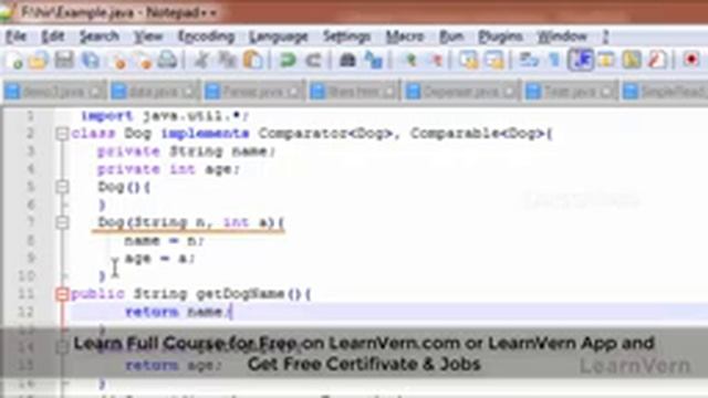 What are the Comparator and Comparable interface in Java? | LearnVern смотреть онлайн