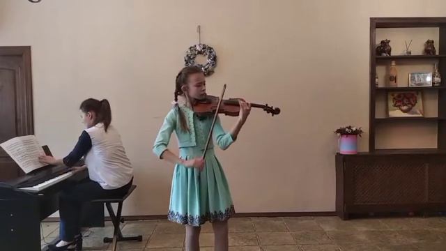 Ксения Илюшина 11 лет, М. Брух концерт для скрипки No. 1, I часть.