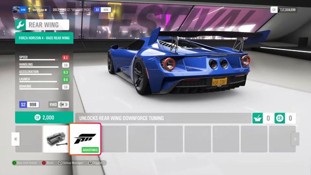 Forza Horizon 4 | Ford GT Welcome Pack Stock Upgrade Preset смотреть онлайн