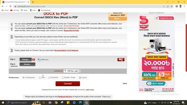 How to Convert Docx File to PDF file online within 2 mins смотреть онлайн
