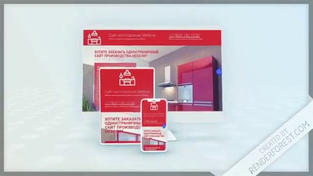 Одностраничный сайт Мебели смотреть онлайн