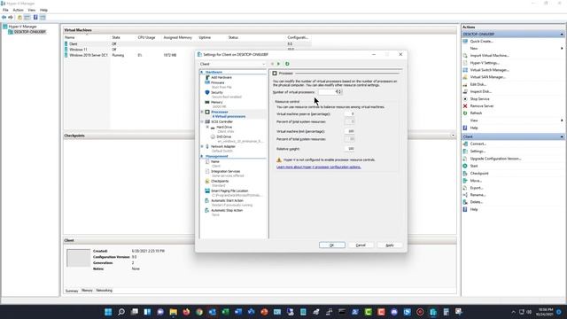 Windows 11 How to add processors in Hyper-V смотреть онлайн