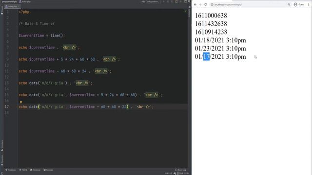 26 How To Work With Dates & Time Zones - Full PHP 8 Tutorial (1) смотреть онлайн
